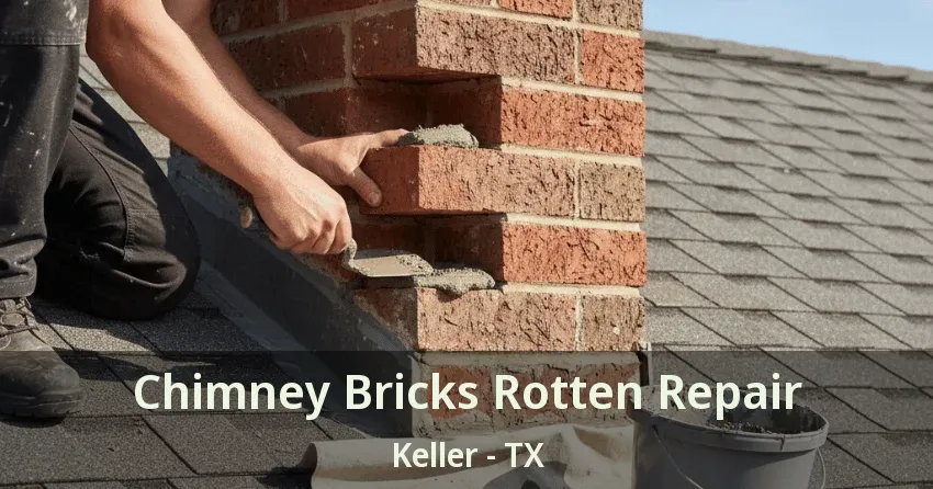 Chimney Bricks Rotten Repair Keller - TX